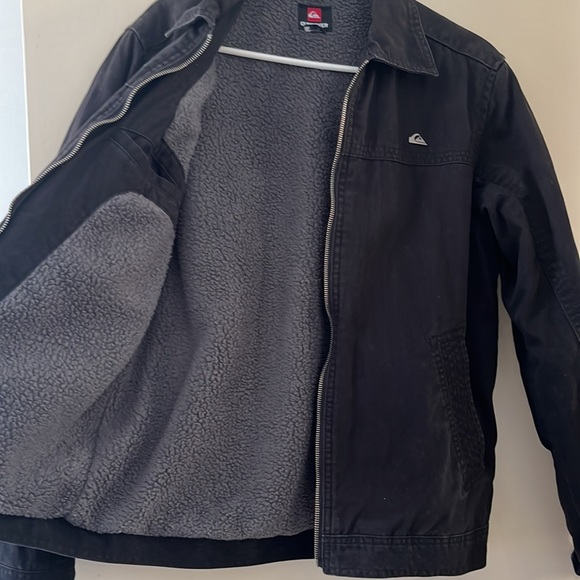 Quicksilver sherpa lined zip up utility jacket - Picture 4 of 10